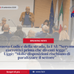 Nuovo Codice della strada, la FAI: "Servono correttivi prima che diventi legge". Uggè: "Molte disposizioni rischiano di paralizzare il settore"
