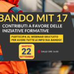 Bando MIT 17: webinar gratuito 22 settembre 2026