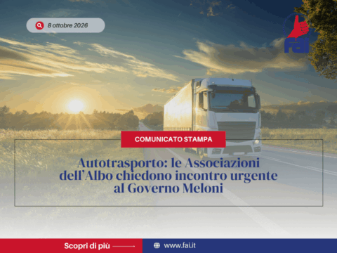 Autotrasporto: le Associazioni dell'Albo chiedono incontro urgente al Governo Meloni