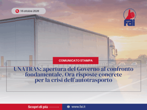 Comunicato UNATRAS 16 ottobre